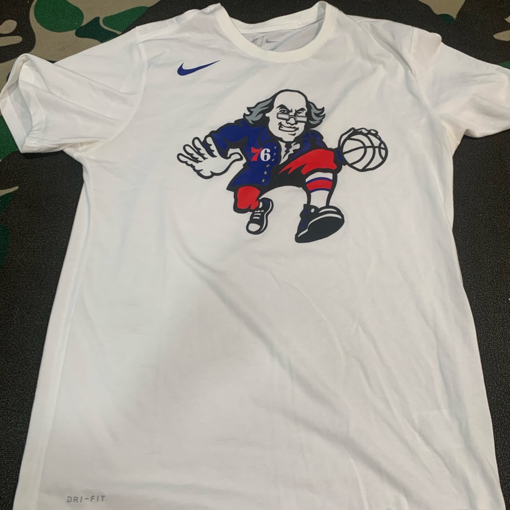 Nike 76ers Ben Franklin Dri Fit Tshirt